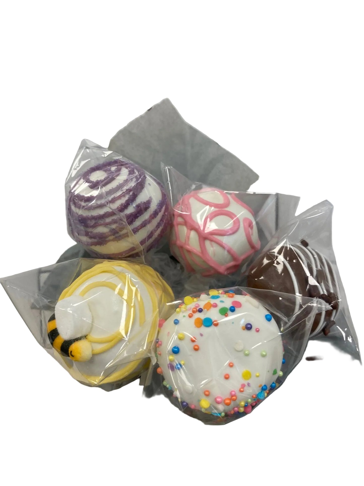 Yellow or Chocolate Cake Pops