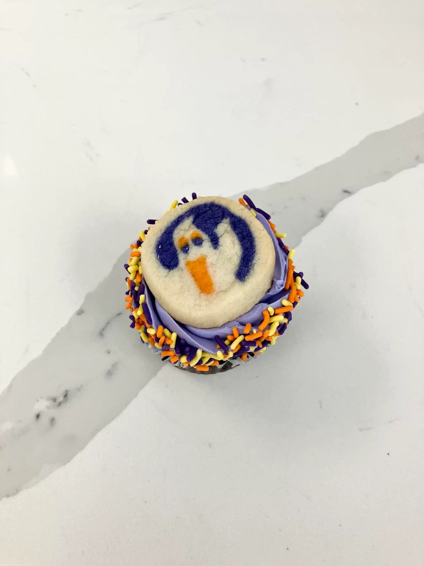 Spooky Sugar Cookie Cupcake