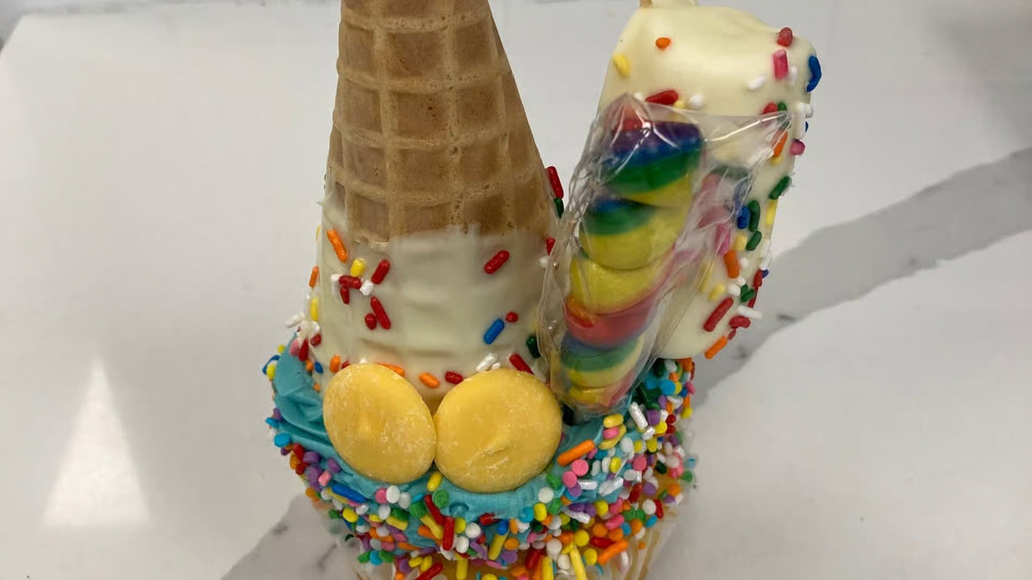 Jumbo Birthday Cupcake