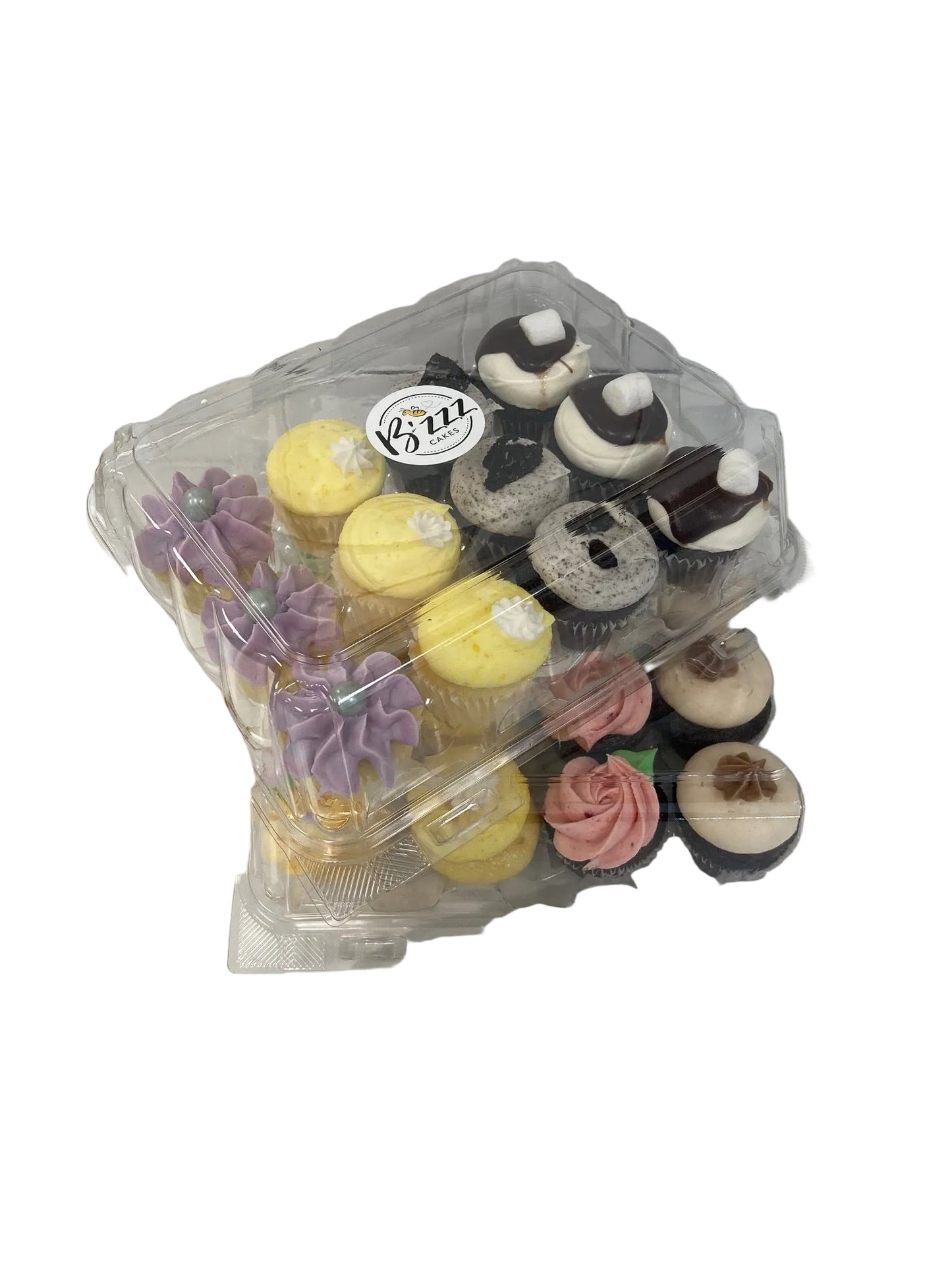 One Dozen Mini Gourmet cupcakes