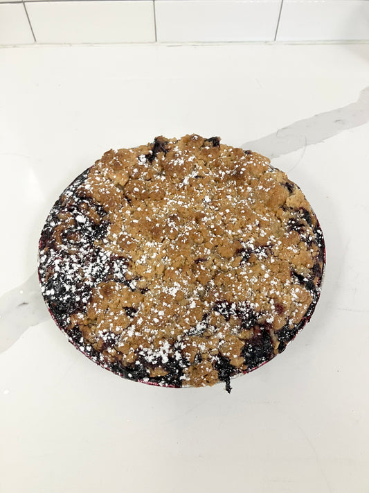 Blueberry Crumble pie