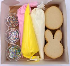 DIY Decorating Cookie Kit (12 cookies)Egg Shaped cookies