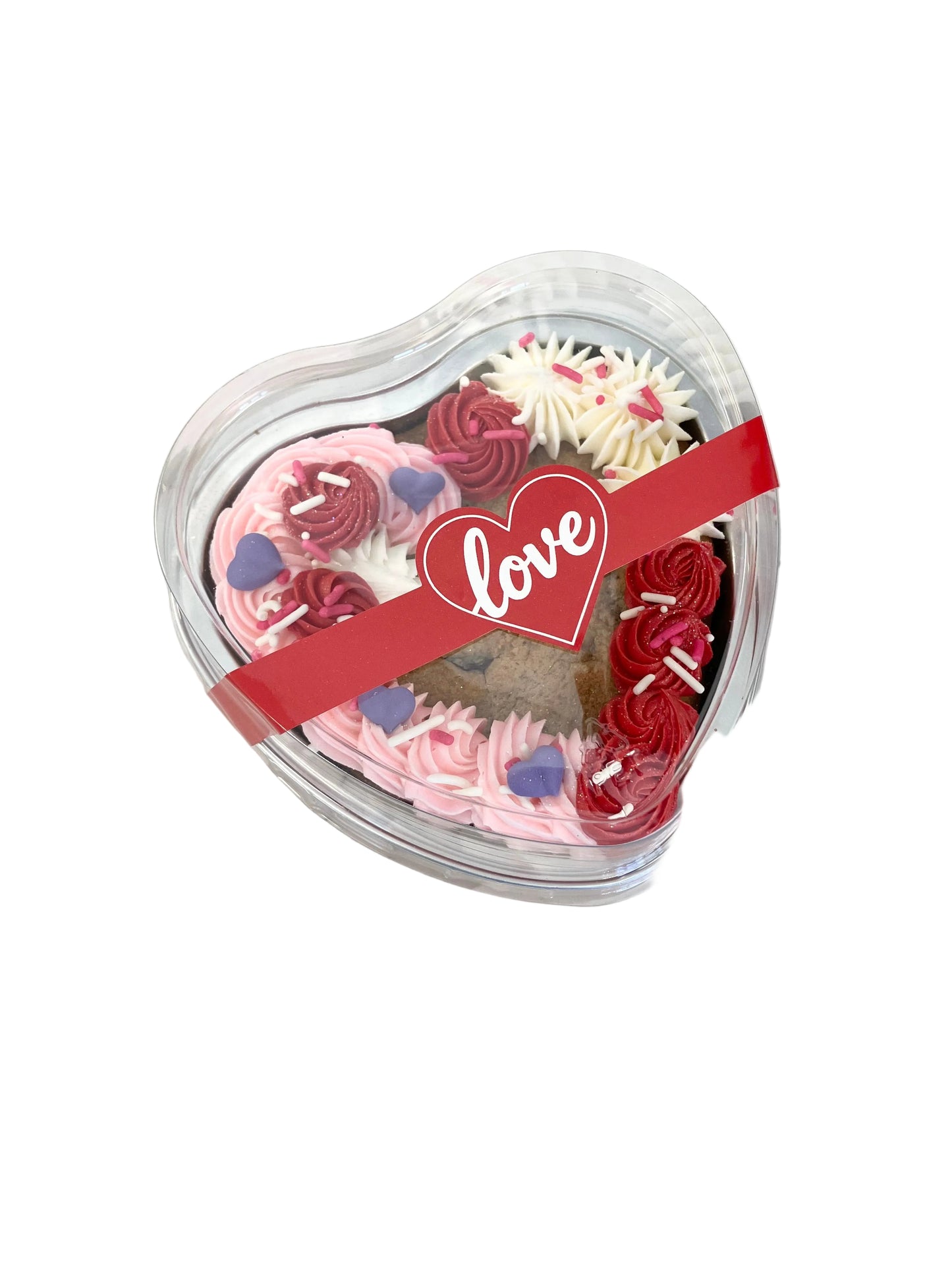 Heart Shaped Cookie Cake for Two