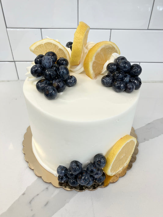 Lemon Blueberry Marscapone cake