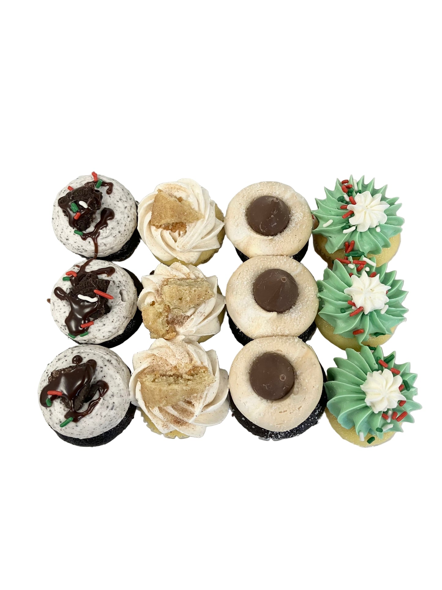 One Dozen Mini Gourmet cupcakes