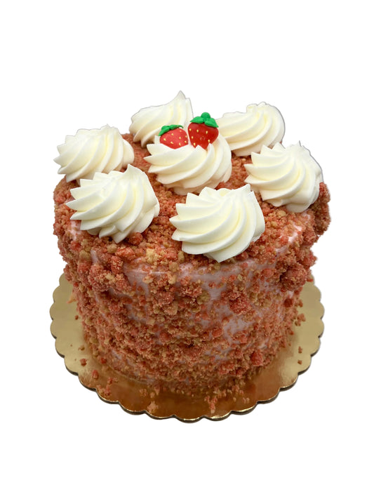 Strawberry Crunch Cake
