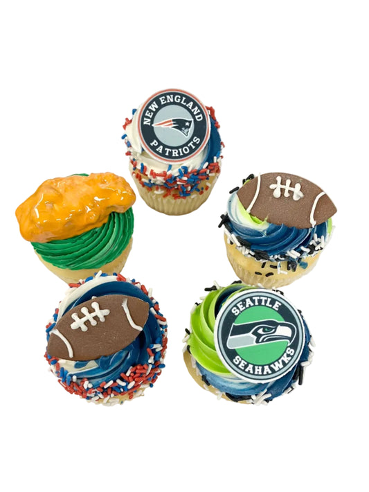 12 Pack Superbowl Cupcakes
